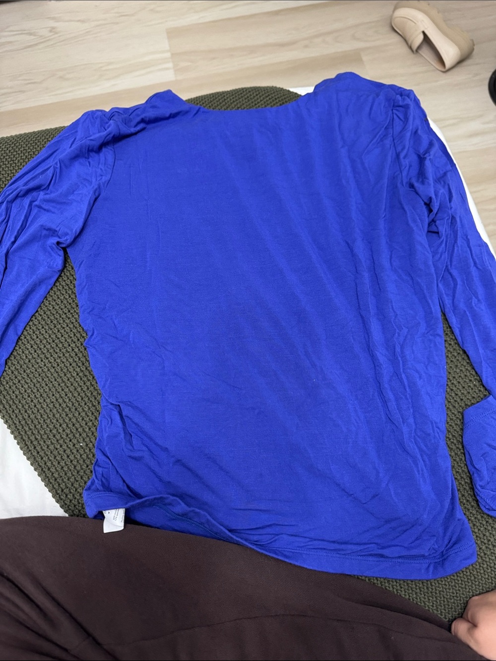 Women’s Long-Sleeve Crew Neck Tee — Royal Blue